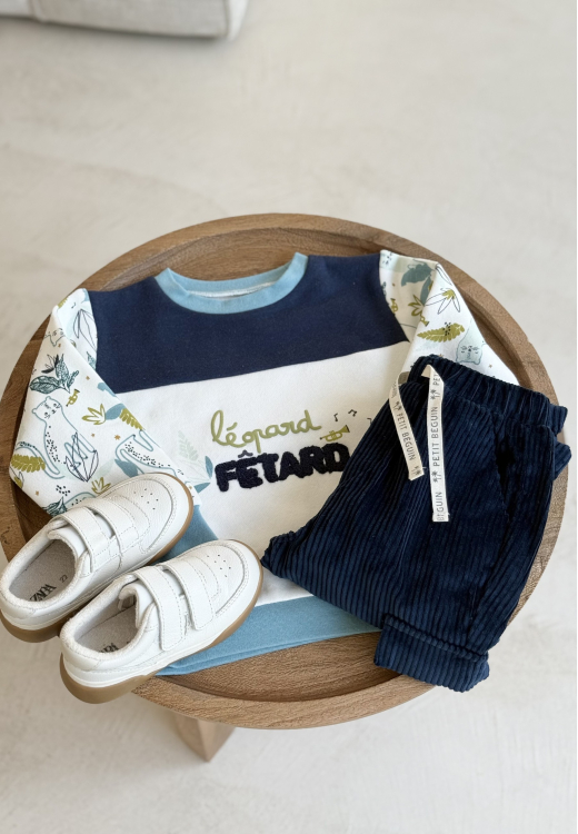 Sweat-shirt enfant en molleton Oscar