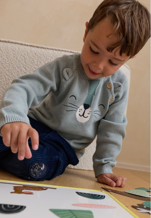 Pull enfant en tricot Oscar