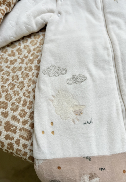 Turbulette d'hiver en velours avec manches amovibles et jambes séparables Câlins