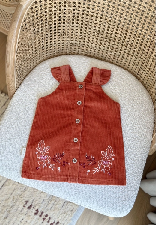 Robe enfant en velours côtelé Manouk