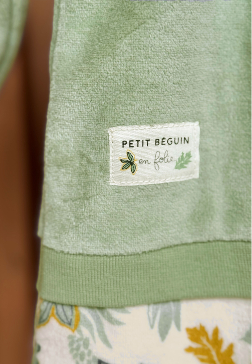 Gigoteuse d'hiver en velours avec manches amovibles Boavista