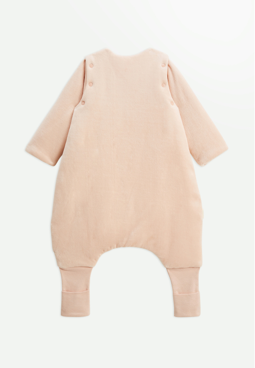 Turbulette d'hiver en velours avec pieds retroussables et manches amovibles Manouk