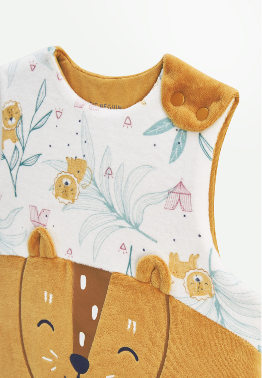 Turbulette TOG 2 en velours avec pieds retroussables Charly