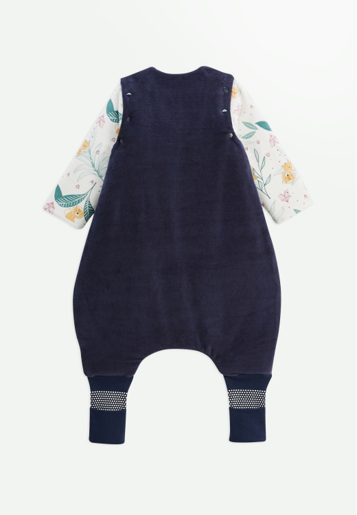 Turbulette TOG 2 en velours avec pieds retroussables et manches amovibles Charly