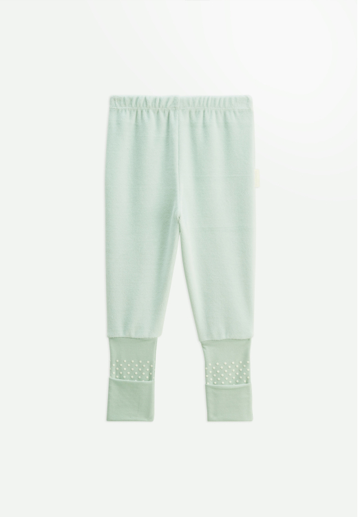 Lot de 2 pyjamas enfant 2 pièces en velours avec pieds retroussables Oscar