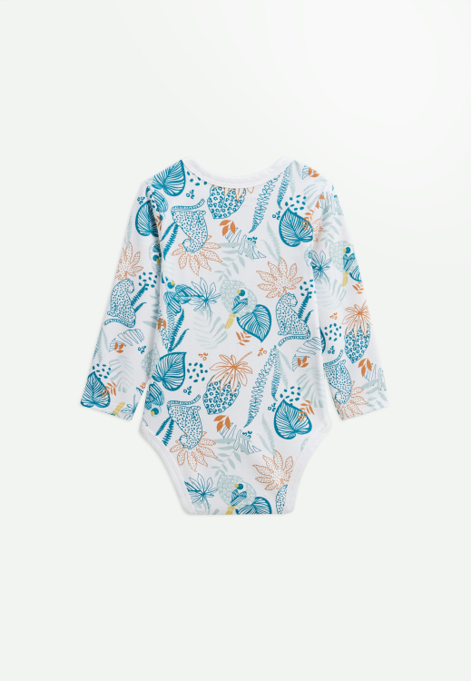 Lot de 2 bodies bébé manches longues Roméo