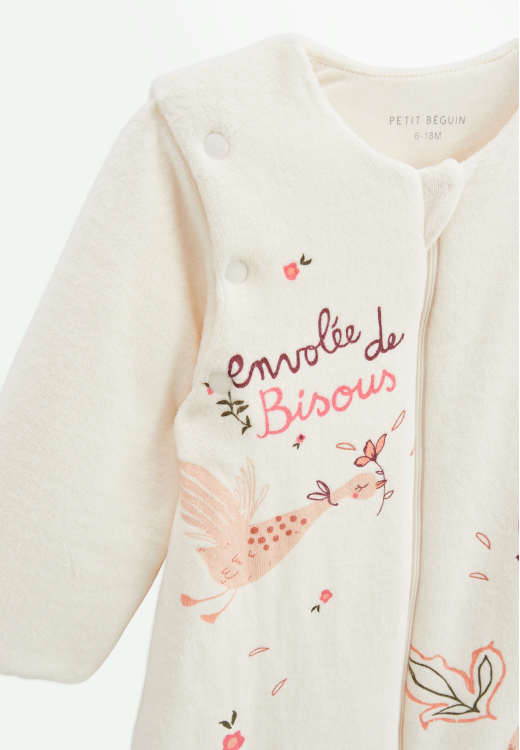 Turbulette d'hiver en velours avec manches amovibles et jambes séparables Manouk