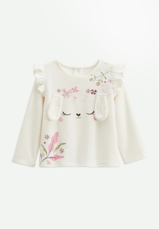 Pyjama enfant 2 pièces en velours Mila