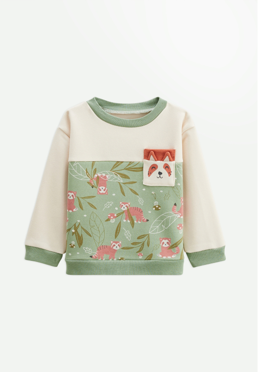 Ensemble enfant sweat et pantalon en molleton Gustin