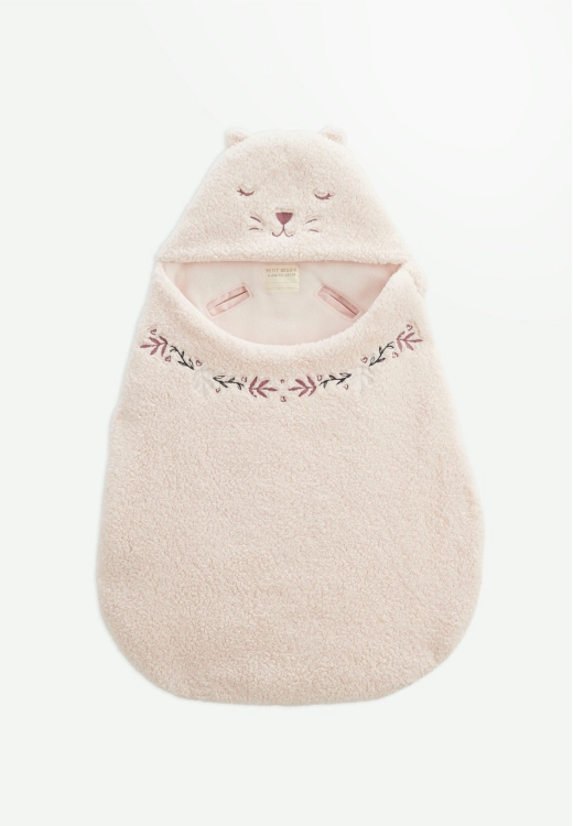 Nid d'ange en sherpa Matcha