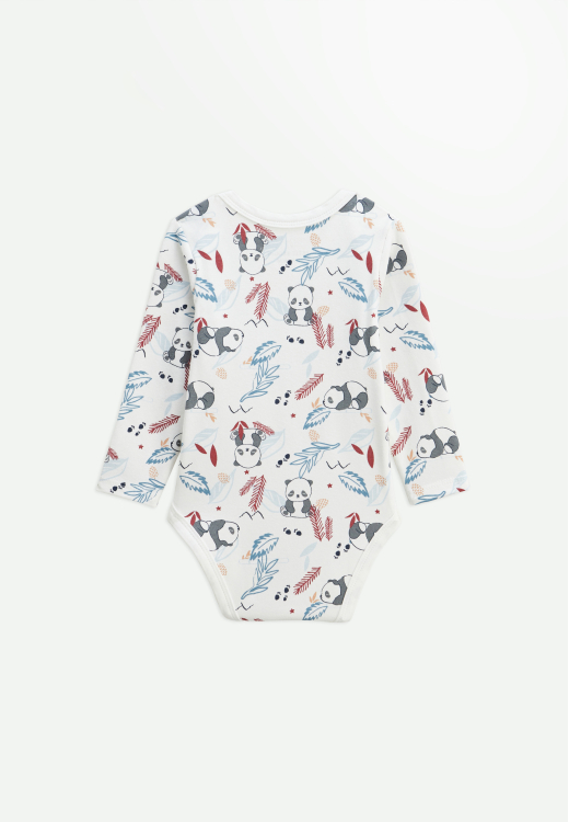 Lot de 2 bodies bébé manches longues Tao