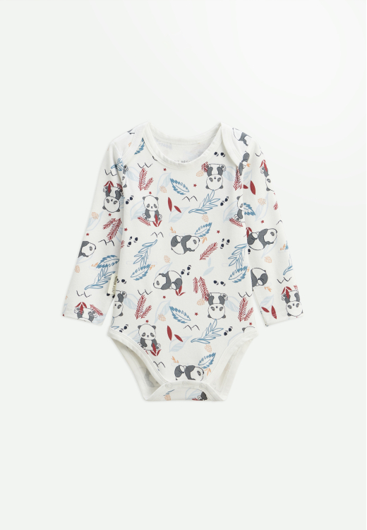 Lot de 2 bodies bébé manches longues Tao