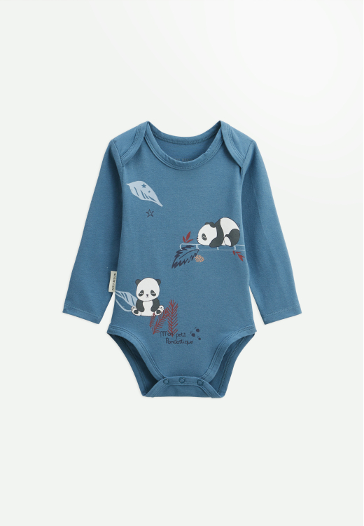 Lot de 2 bodies bébé manches longues Tao