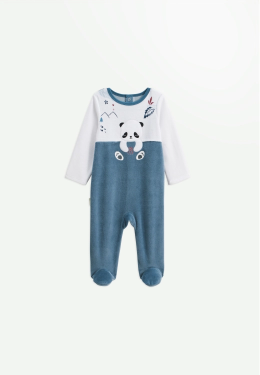 Pyjama bébé en velours Tao