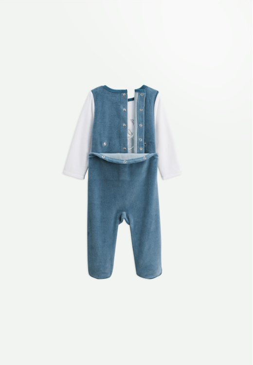 Pyjama bébé en velours Tao