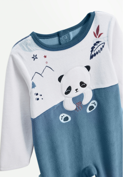 Pyjama bébé en velours Tao