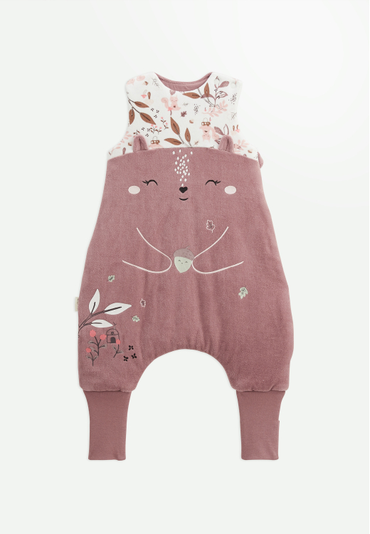 Turbulette d'hiver en velours avec pieds retroussables Sora