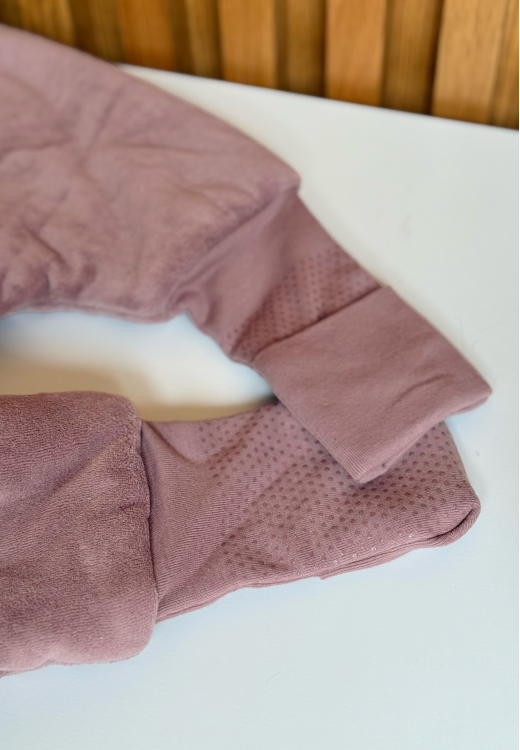 Turbulette d'hiver en velours avec pieds retroussables Sora