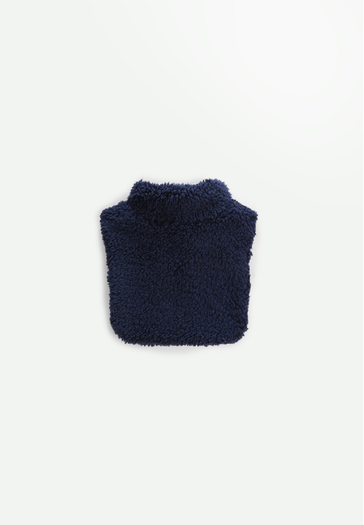 Faux col zippé bébé en sherpa Anouk