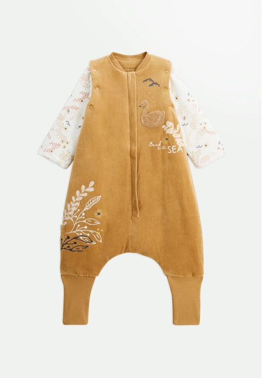 Turbulette TOG2 en velours avec pieds retroussables et manches amovibles Swan