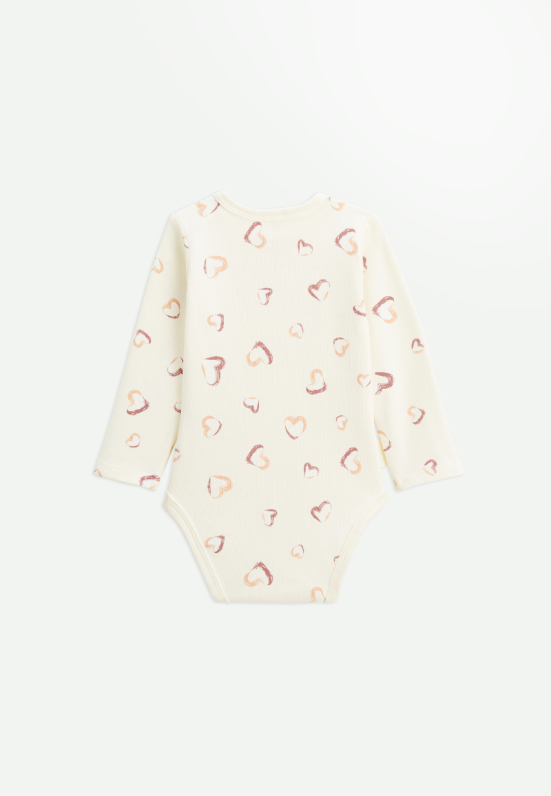 Lot de 2 bodies bébé manches longues Matcha
