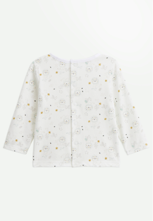 Ensemble salopette bébé en molleton ultra chaud et t-shirt Kenya