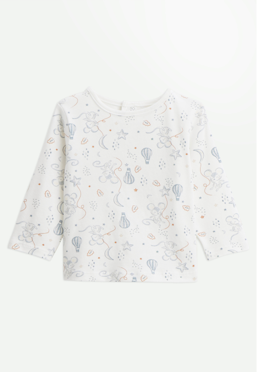 Ensemble salopette bébé en coton matelassé et t-shirt Rêverie