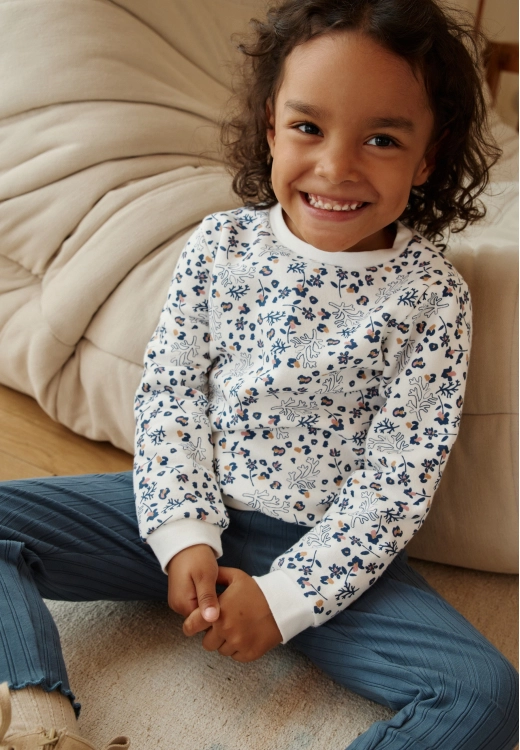 Sweat-shirt enfant en molleton Céleste