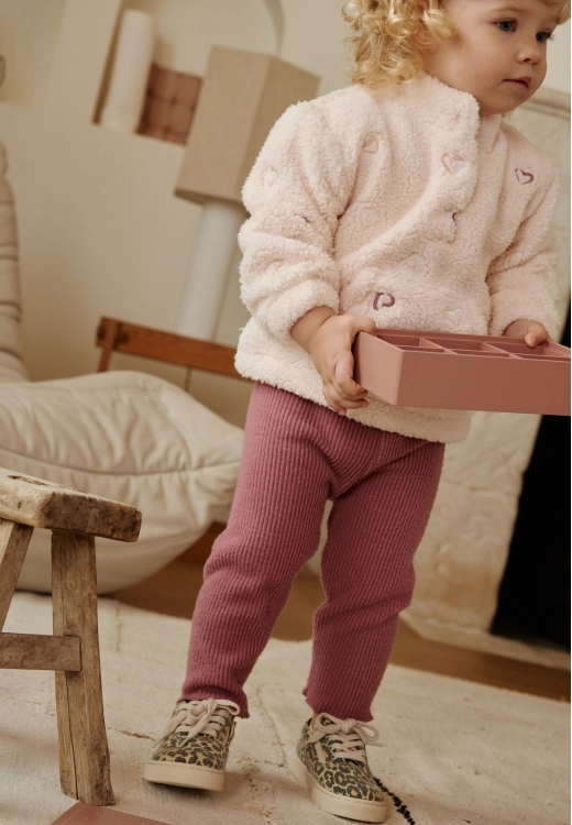 Legging enfant côtelé Matcha