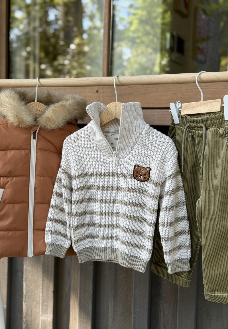 Lot de 2 pantalons enfant en velours côtelé Charly