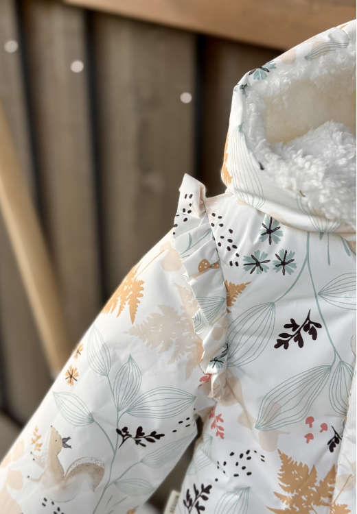 Doudoune bébé imperméable doublé sherpa avec capuche Bloom