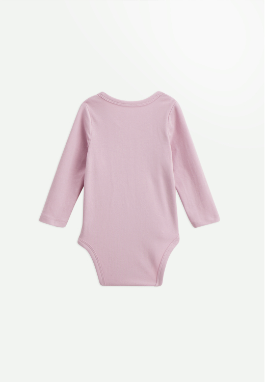 Lot de 2 bodies bébé manches longues ouverture croisée Miss Chatchatchat