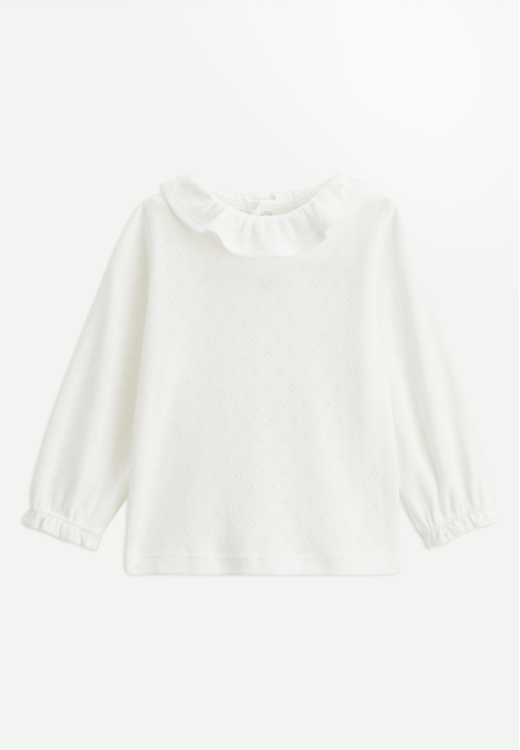 Ensemble salopette bébé en molleton et t-shirt Miss Chatchatchat