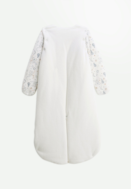 Turbulette d'hiver en velours avec manches amovibles et jambes séparables Rêverie