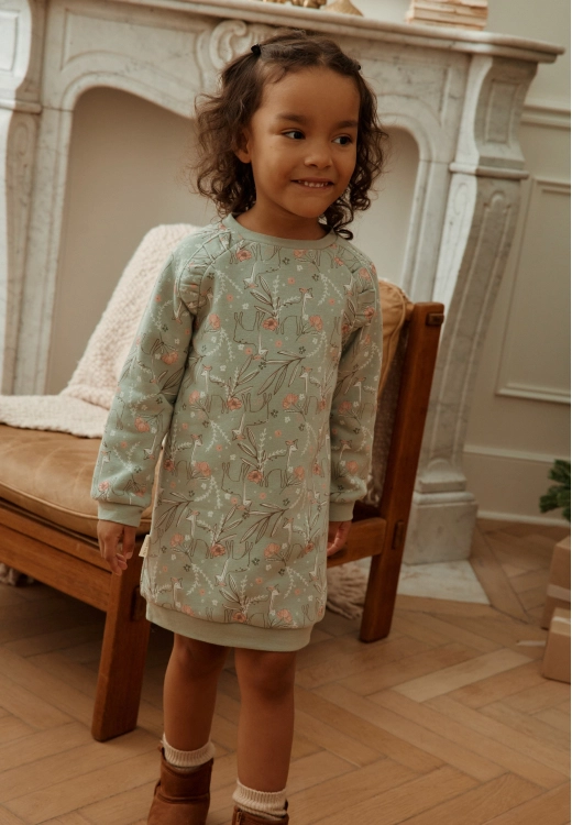 Robe enfant en molleton Lison