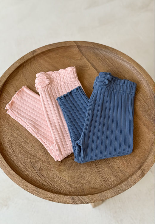 Lot de 2 leggings enfant côtelé Dina